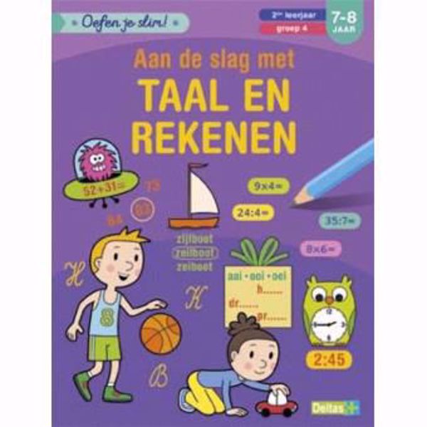 Afbeelding van Boeken: oefenen met taal en rekenen