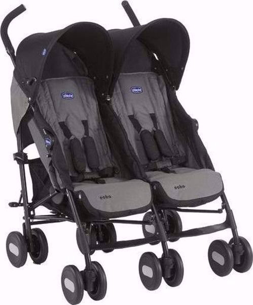 Afbeelding van Dubbele buggy/ tweelingbuggy (naast elkaar)