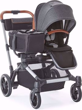Afbeeldingen van Dubbele buggy baby/peuter (naast elkaar)